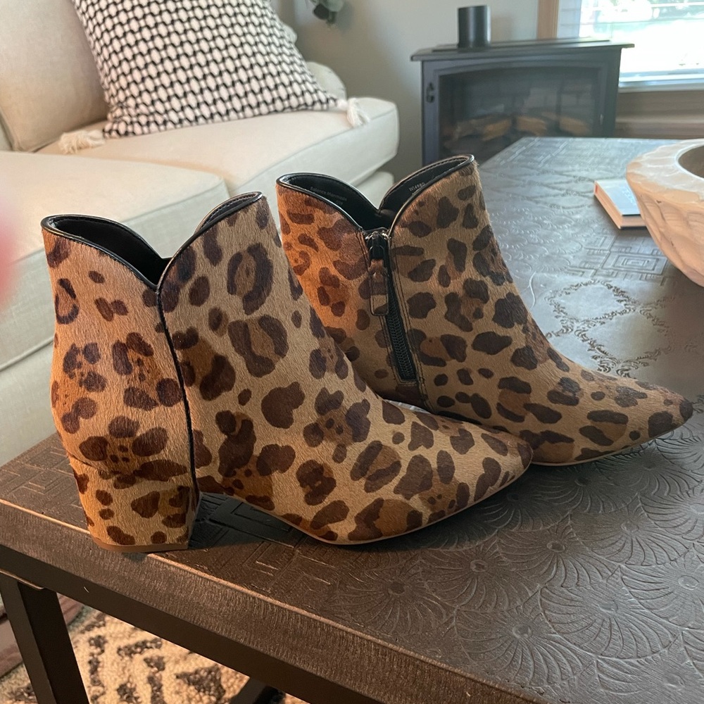 Leopard Print ankle bootie - Picture 5 of 5